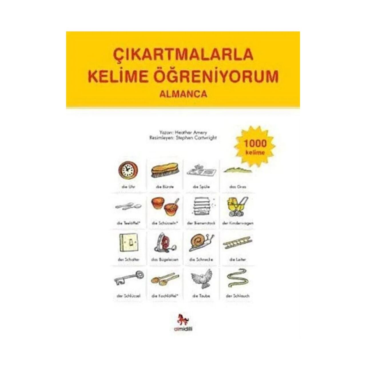 Çıkartmalarla Kelime Öğreniyorum - Almanca