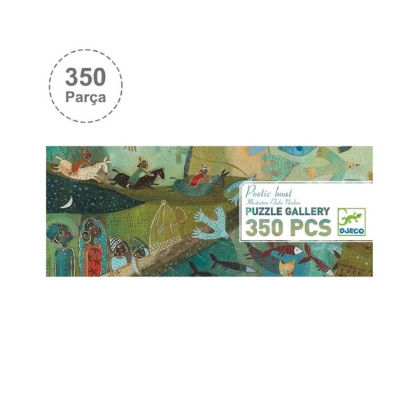 Djeco Puzzle Poetic Boat - 350 Parça