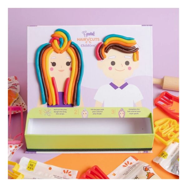 ChildGen Giysi Giydirme Sahneli Oyun Hamuru Kutusu