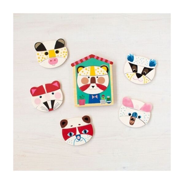 Djeco Ahşap Puzzle / Face Mix