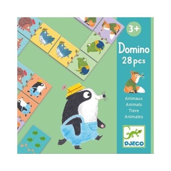 Djeco Domino Puzzle / Animals Game