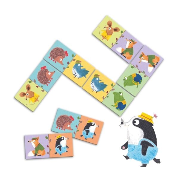 Djeco Domino Puzzle / Animals Game
