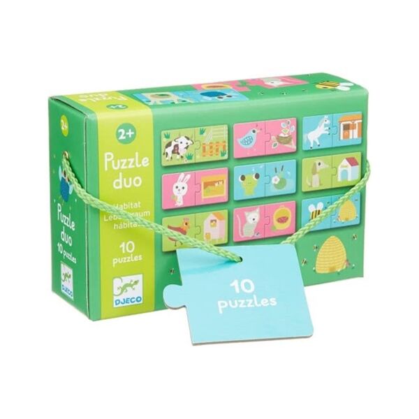 Djeco İkili Puzzle / Duo Habitat