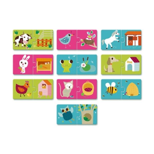 Djeco İkili Puzzle / Duo Habitat