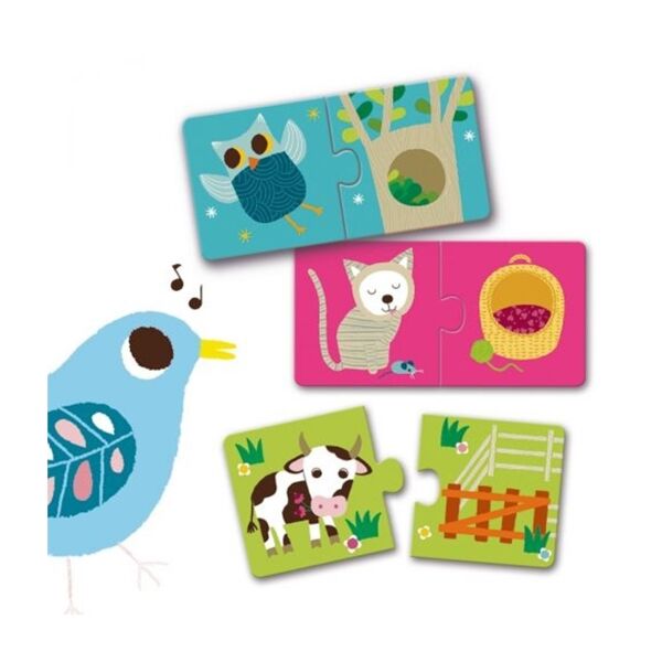 Djeco İkili Puzzle / Duo Habitat