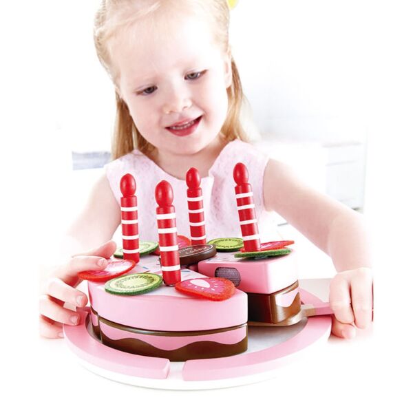 Hape Çift Aromalı Oyuncak Doğum Günü Pastası