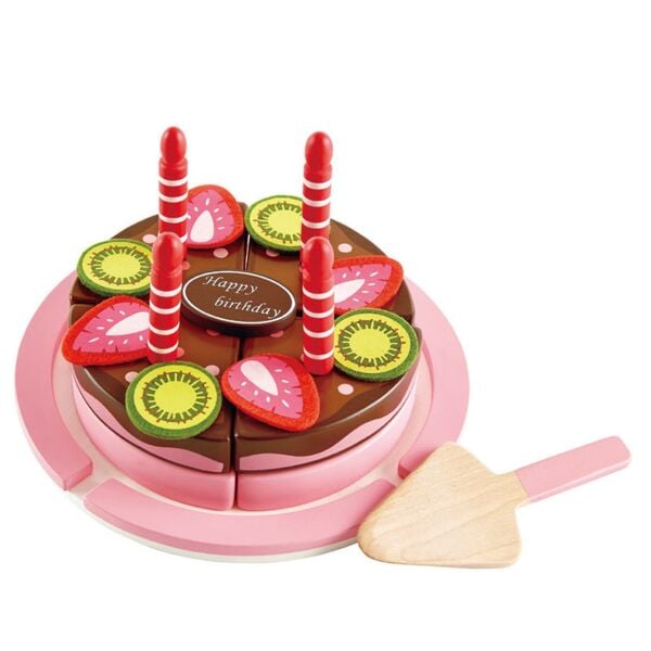 Hape Çift Aromalı Oyuncak Doğum Günü Pastası