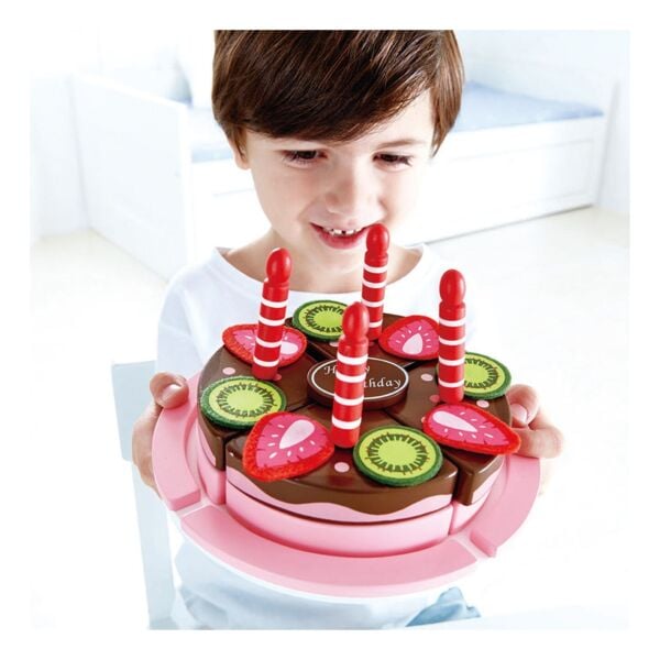 Hape Çift Aromalı Oyuncak Doğum Günü Pastası