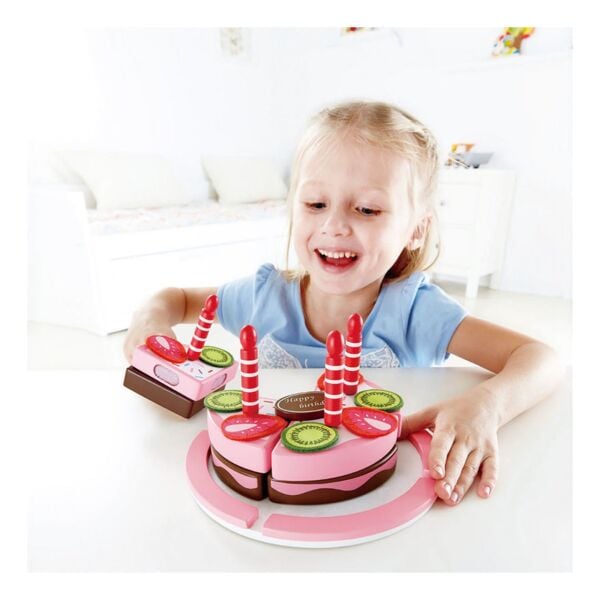 Hape Çift Aromalı Oyuncak Doğum Günü Pastası
