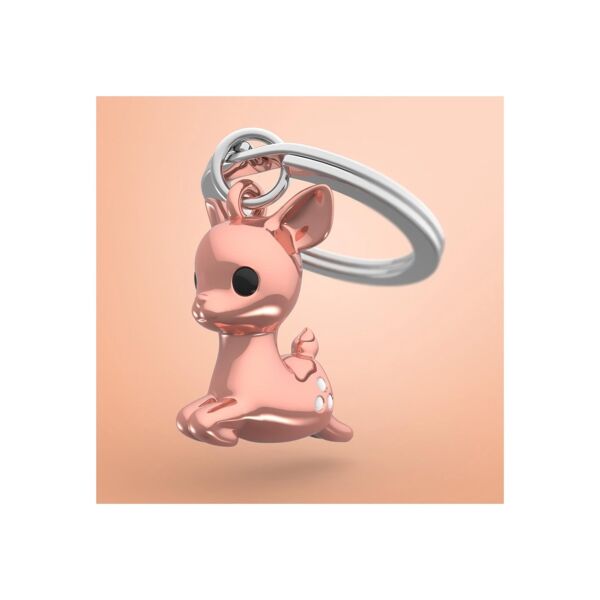 Nadas Geyik Anahtarlık Rose Gold