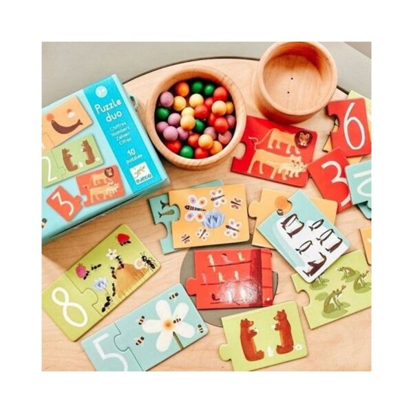 Djeco Puzzle / Duo Numbers