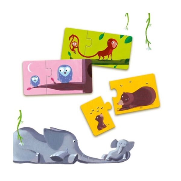 Djeco İkili Puzzle/ Duo Mom Baby