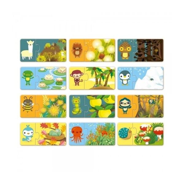 Djeco İkili Puzzle/ Duo Hide Seek