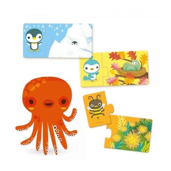 Djeco İkili Puzzle/ Duo Hide Seek