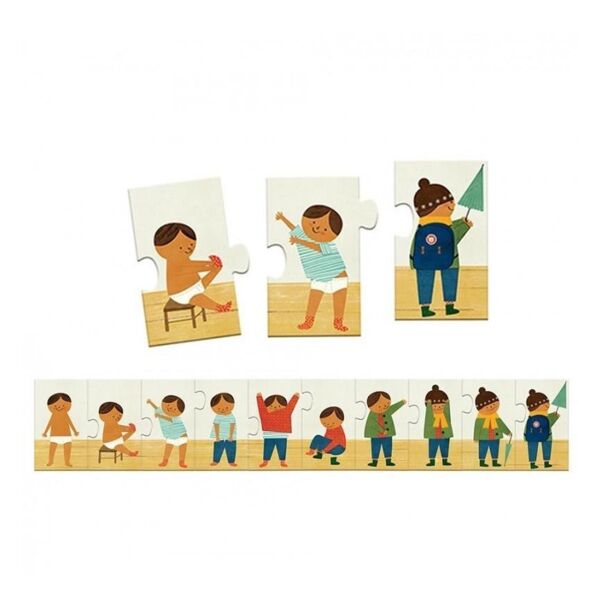 Djeco İlerleyen Puzzle 10 Parça/Güne Başlıyoruz