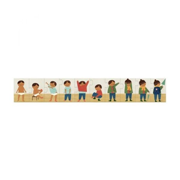 Djeco İlerleyen Puzzle 10 Parça/Güne Başlıyoruz