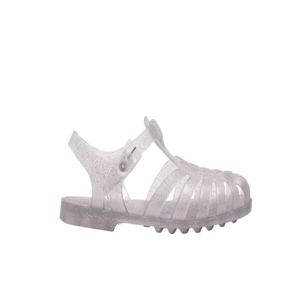 Meduse Yetişkin Sandalet - Şeffaf Beyaz Simli