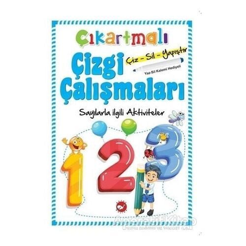 Çıkartmalı Çizgi Çalışmaları - Sayılar