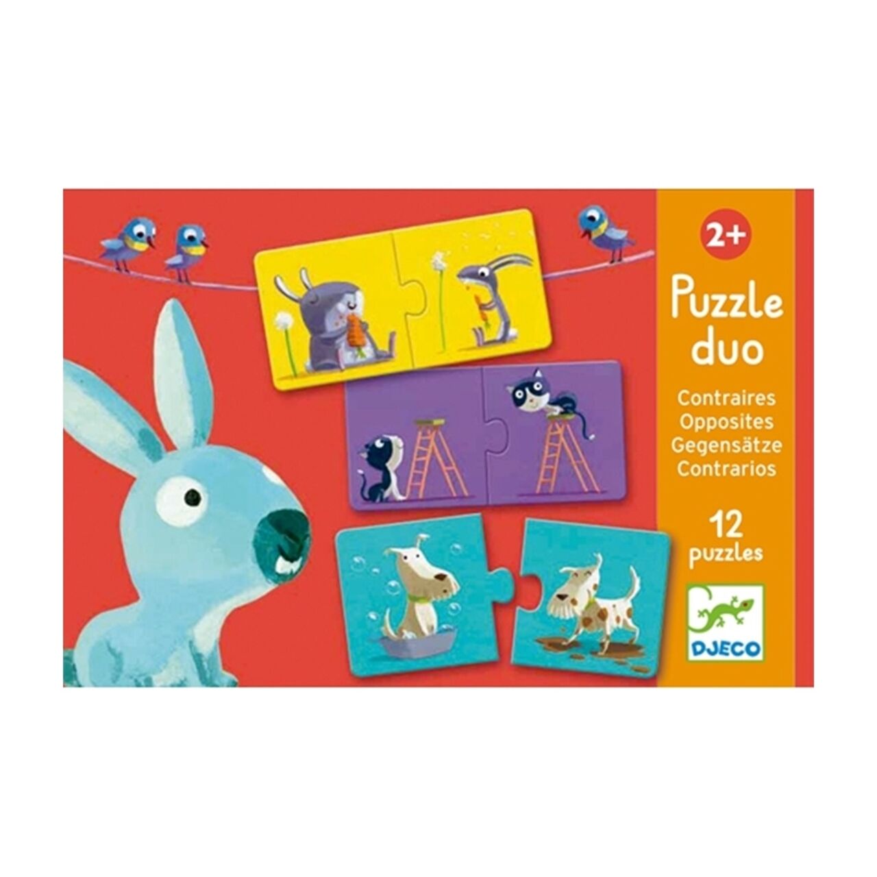 Djeco İkili Puzzle/ Duo Opposites    