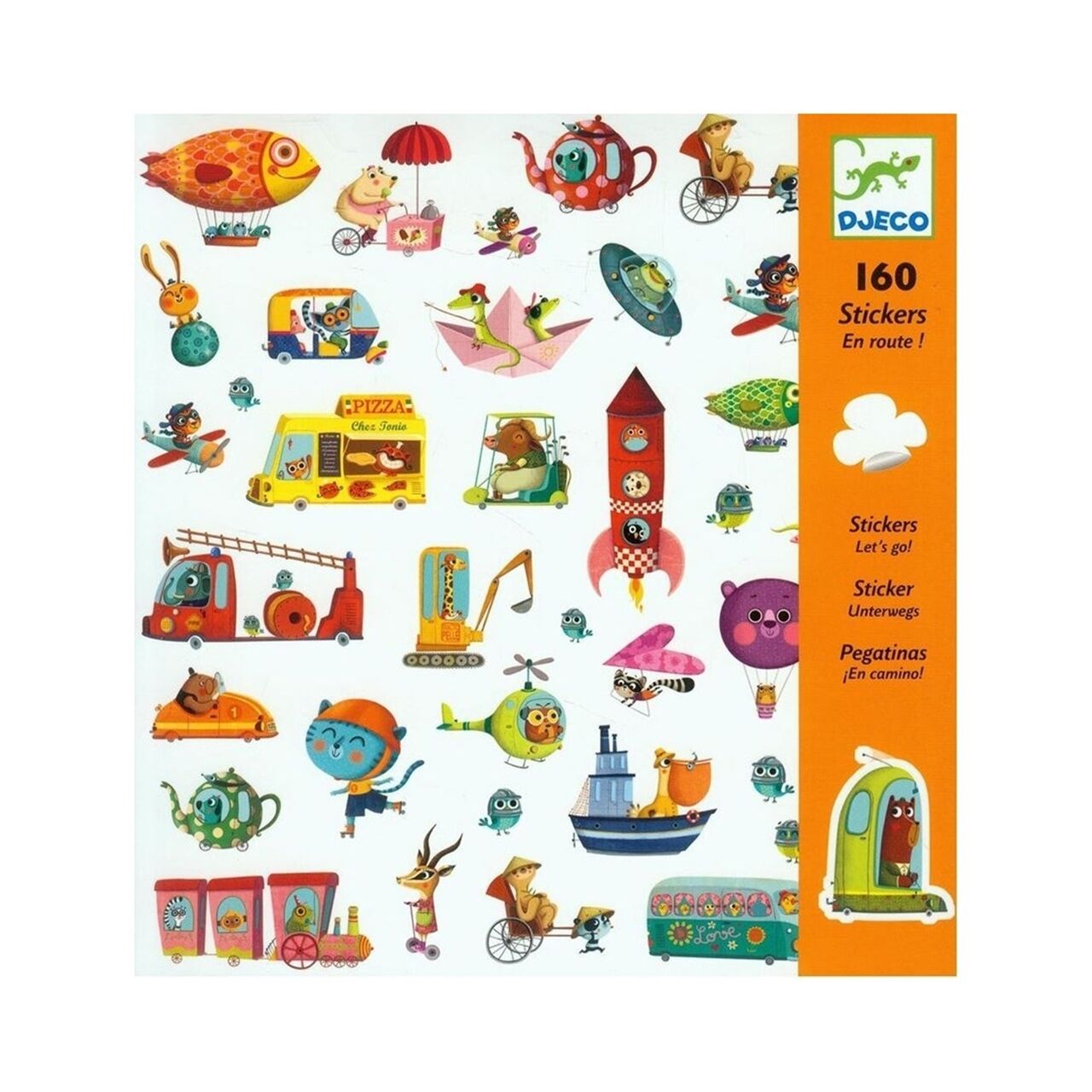 Djeco Çıkartmalar/Let s Go!