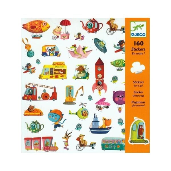 Djeco Çıkartmalar/Let s Go!