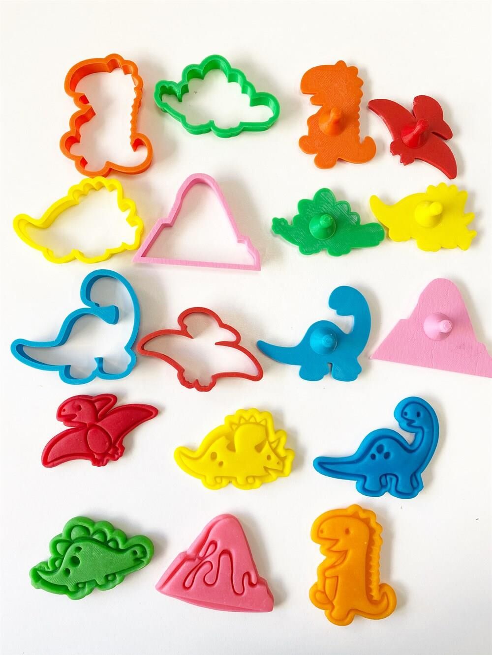 Childgen Dinozorlar 3D Kalıp ve Damga Set