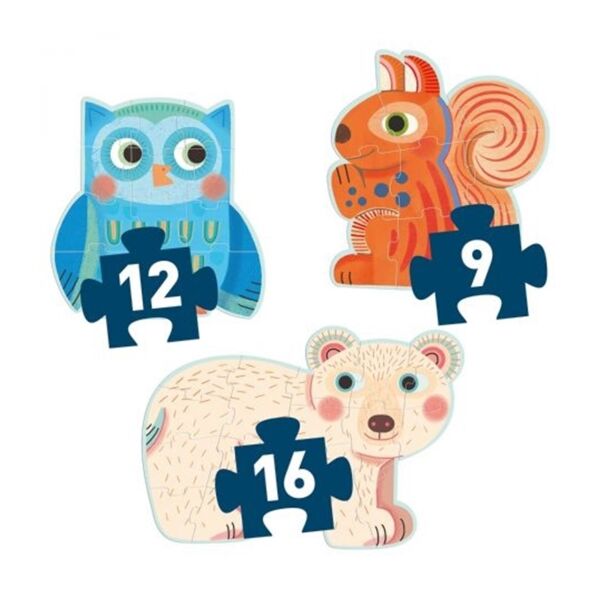 Djeco In The Forest - 9, 12, 16 Pcs