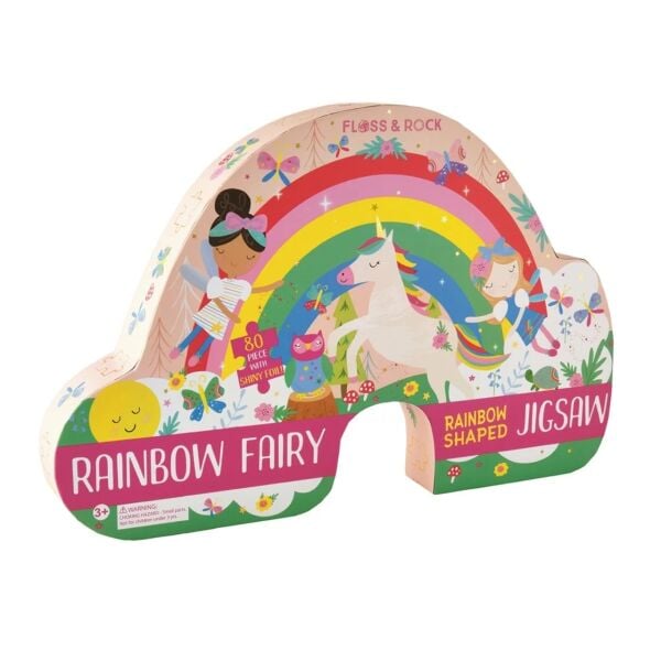 FLOSS & ROCK 80 Parça Gökkuşağı Şekilli YapBozRain