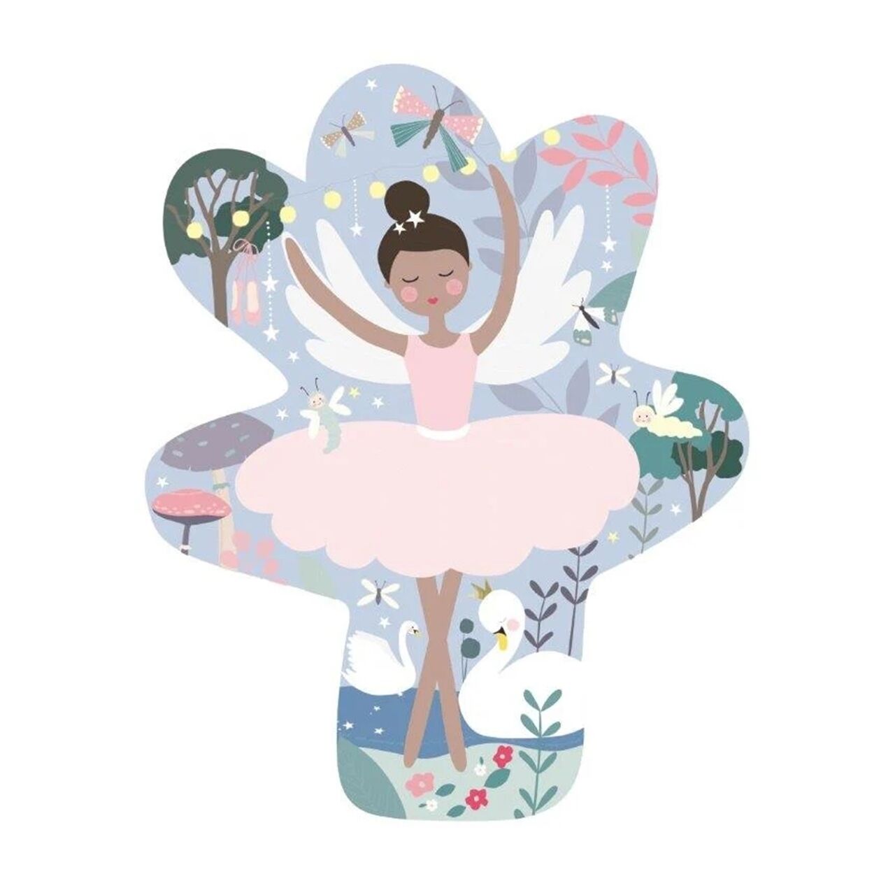 FLOSS & ROCK 12 Parça Şekilli YapBozEnchanted