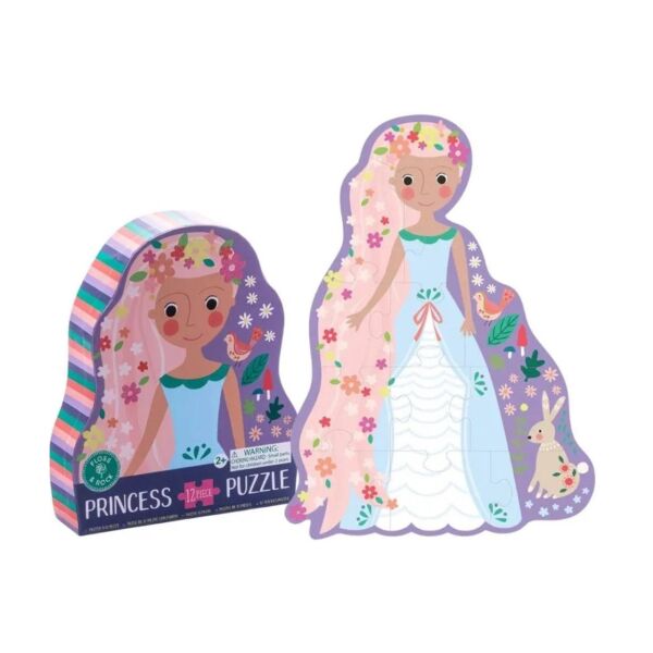 FLOSS & ROCK 12 Parça Şekilli Kutulu YapBoz  Fairy