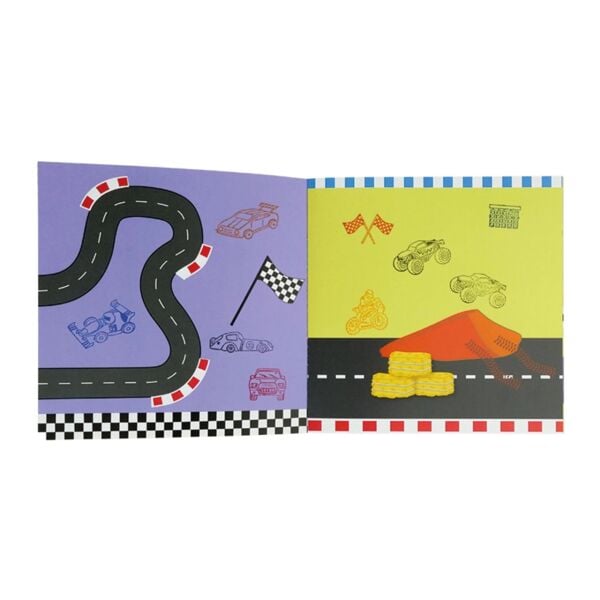 FLOSS & ROCK Stamper Ahşap Baskı Seti  Cars