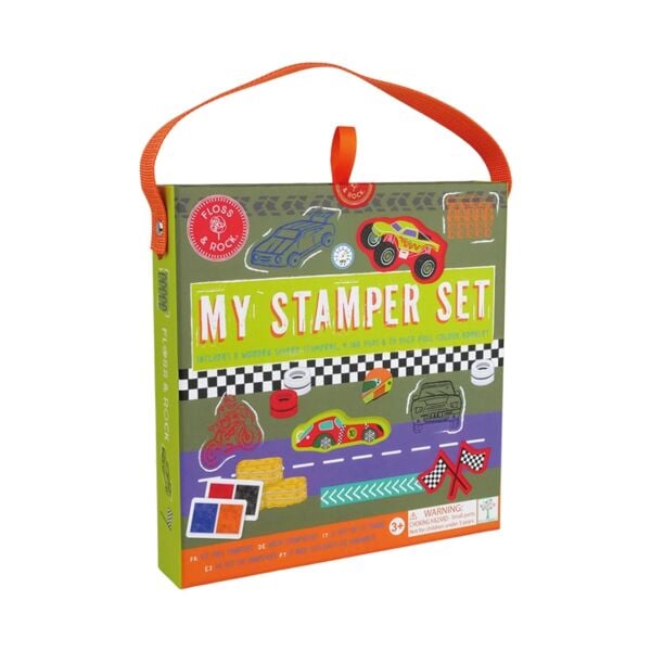 FLOSS & ROCK Stamper Ahşap Baskı Seti  Cars
