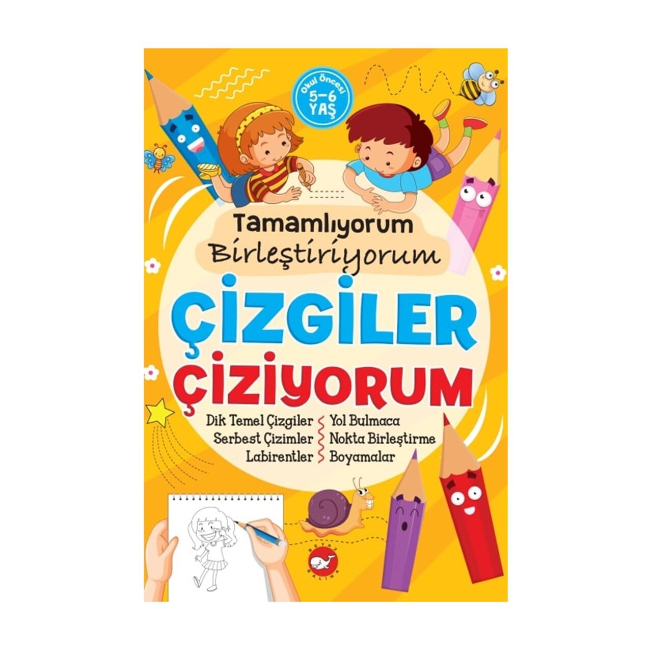 Tamamlıyorum Birleştiriyorum Çizgileri Çiziyorum