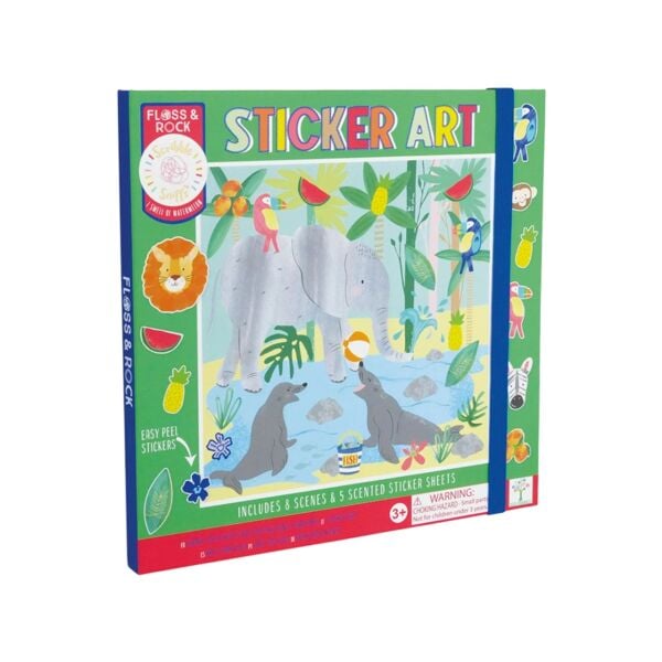 Floss & Rock Kokulu Sticker Aktivite Kitabı  Jungl