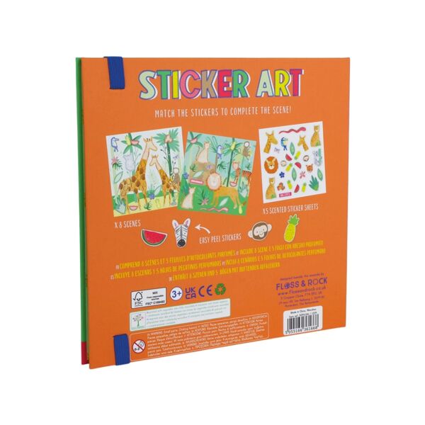 Floss & Rock Kokulu Sticker Aktivite Kitabı  Jungl