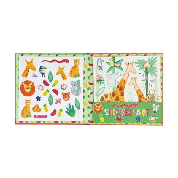 Floss & Rock Kokulu Sticker Aktivite Kitabı  Jungl