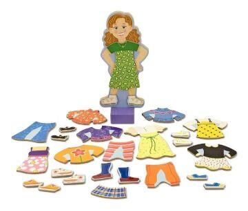 Melissa & Doug Ahşap Mıknatıslı Giydirme - Maggie