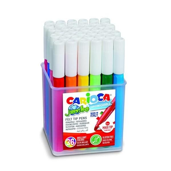 Carioca Keçeli Boya Süper Yıkanabilir 36lı