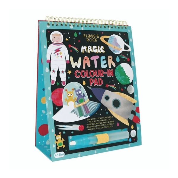 Floss Rock Water Magic Boyama Kitabı - Space Yeni