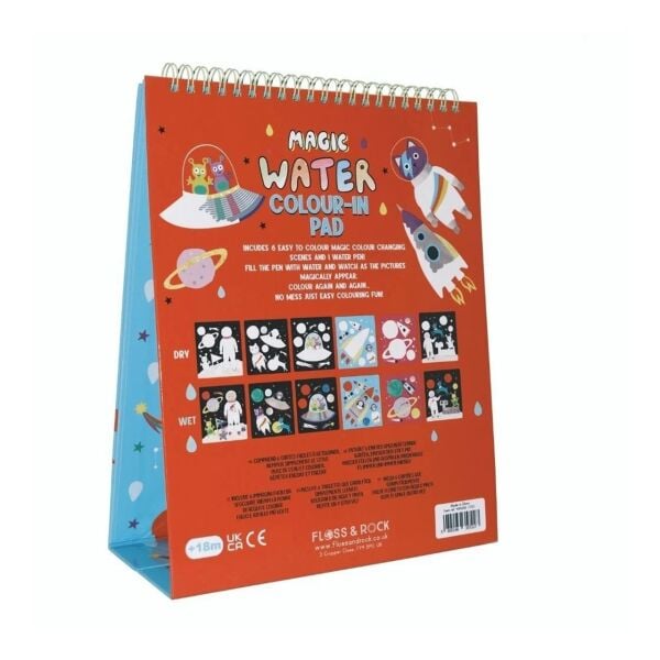Floss Rock Water Magic Boyama Kitabı - Space Yeni