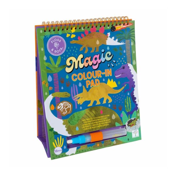 Floss  Rock  Water Magic Boyama Kitabı - Dino