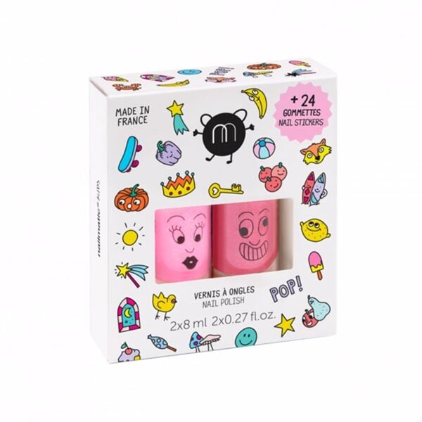 Nailmatic Kids 2li Su Bazlı Tırnak Cilası ve Stick