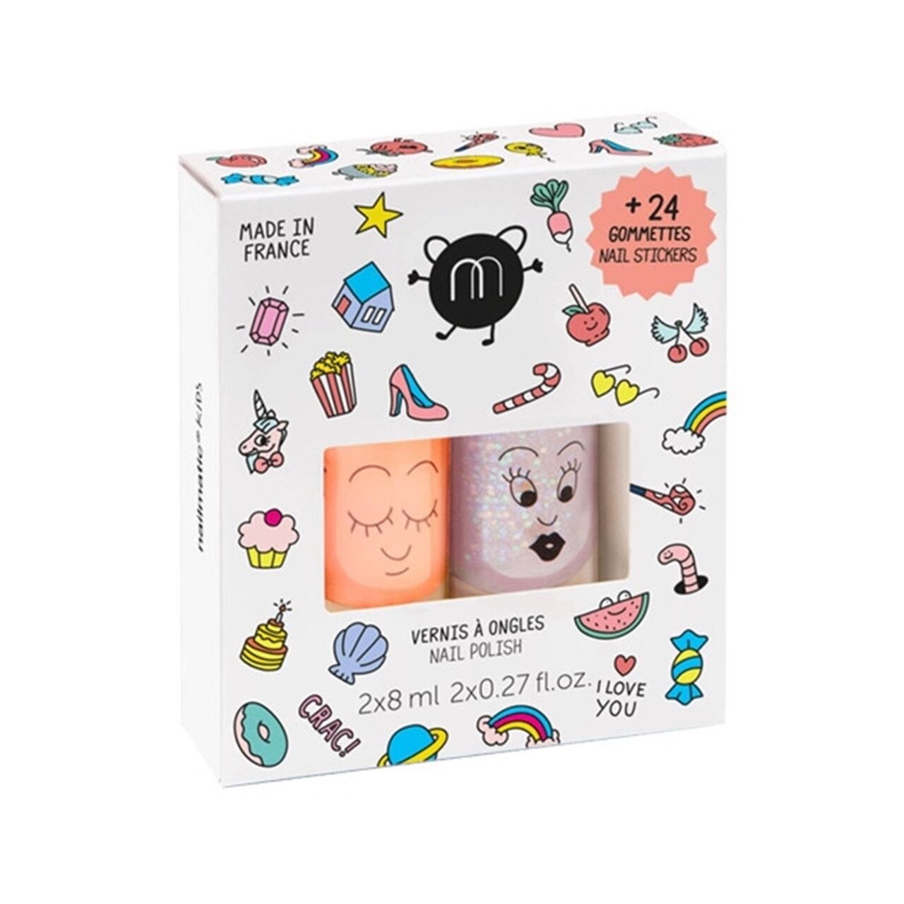 Nailmatic Kids 2li Su Bazlı Tırnak Cilası ve Stick