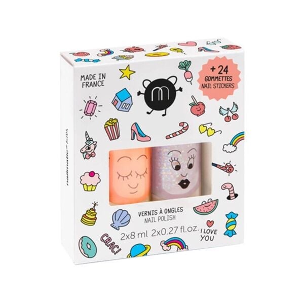 Nailmatic Kids 2li Su Bazlı Tırnak Cilası ve Stick