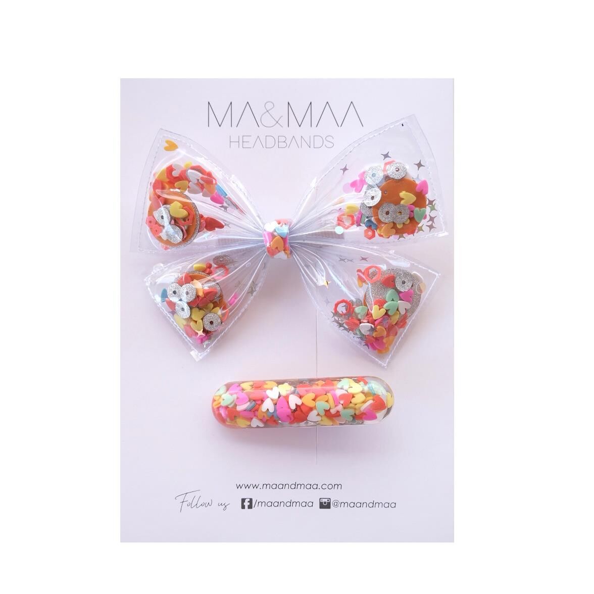 Ma&Maa Sugar - Şeffaf Fiyonk ve Kapsül Set