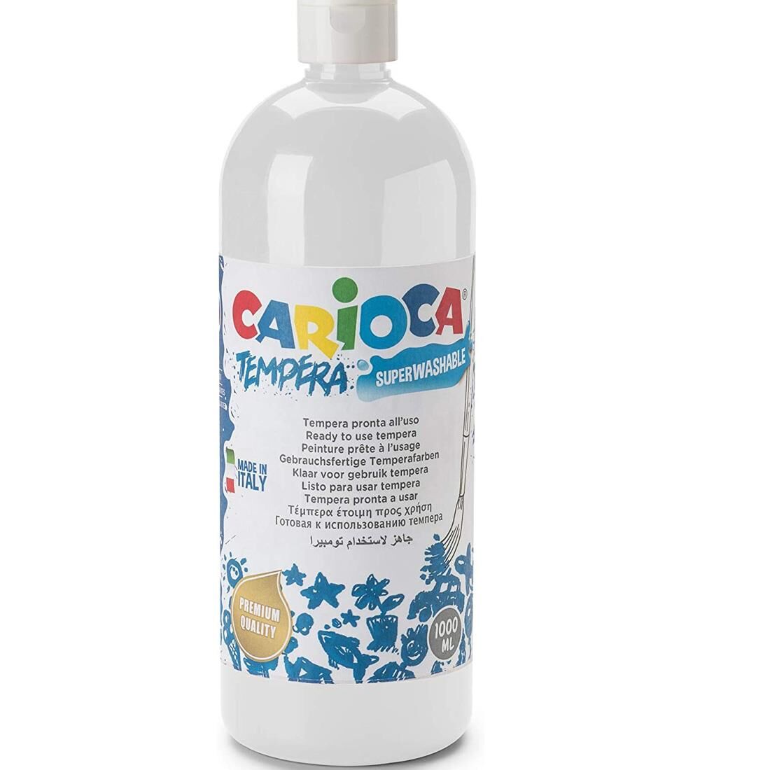 Guaj Boya Super Yıkanabilir - 1000 Ml /Beyaz