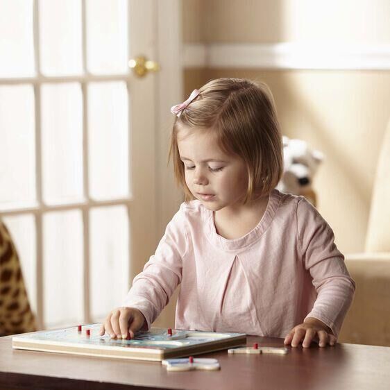 Melissa & Doug Ahşap Sesli Yapboz-Müzik Aletleri