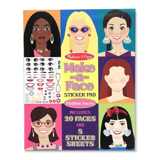 Melissa & Doug Çıkartma Kitabı-Yüzler