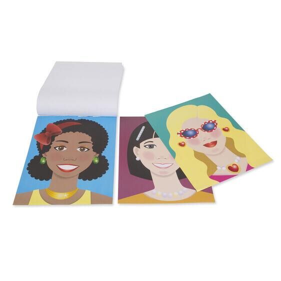 Melissa & Doug Çıkartma Kitabı-Yüzler