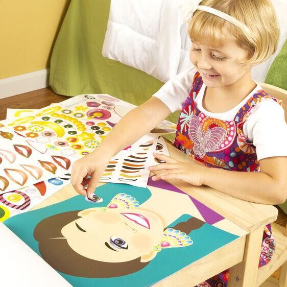 Melissa & Doug Çıkartma Kitabı-Yüzler